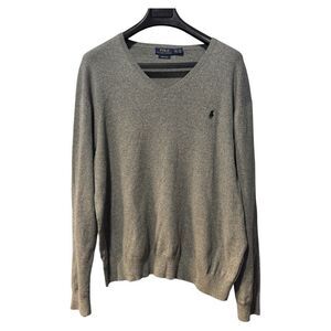 Polo Ralph Lauren‎ Pima cotton XXL  sweater pullover grey men's